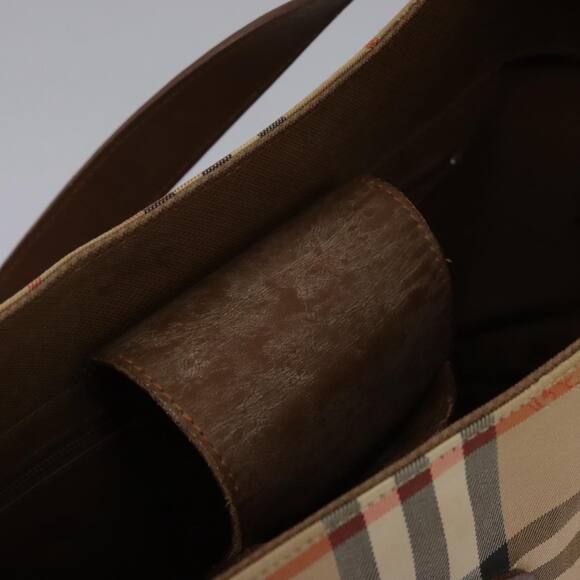 Burberry Nova Check Shoulder Bag Canvas Beige - Picture 16 of 16